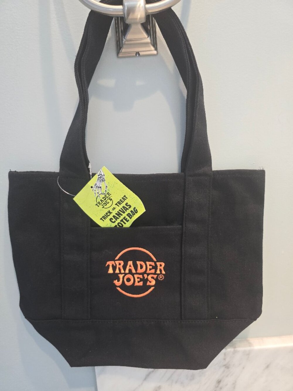 NWT Trader Joes Halloween Canvas Mini Tote